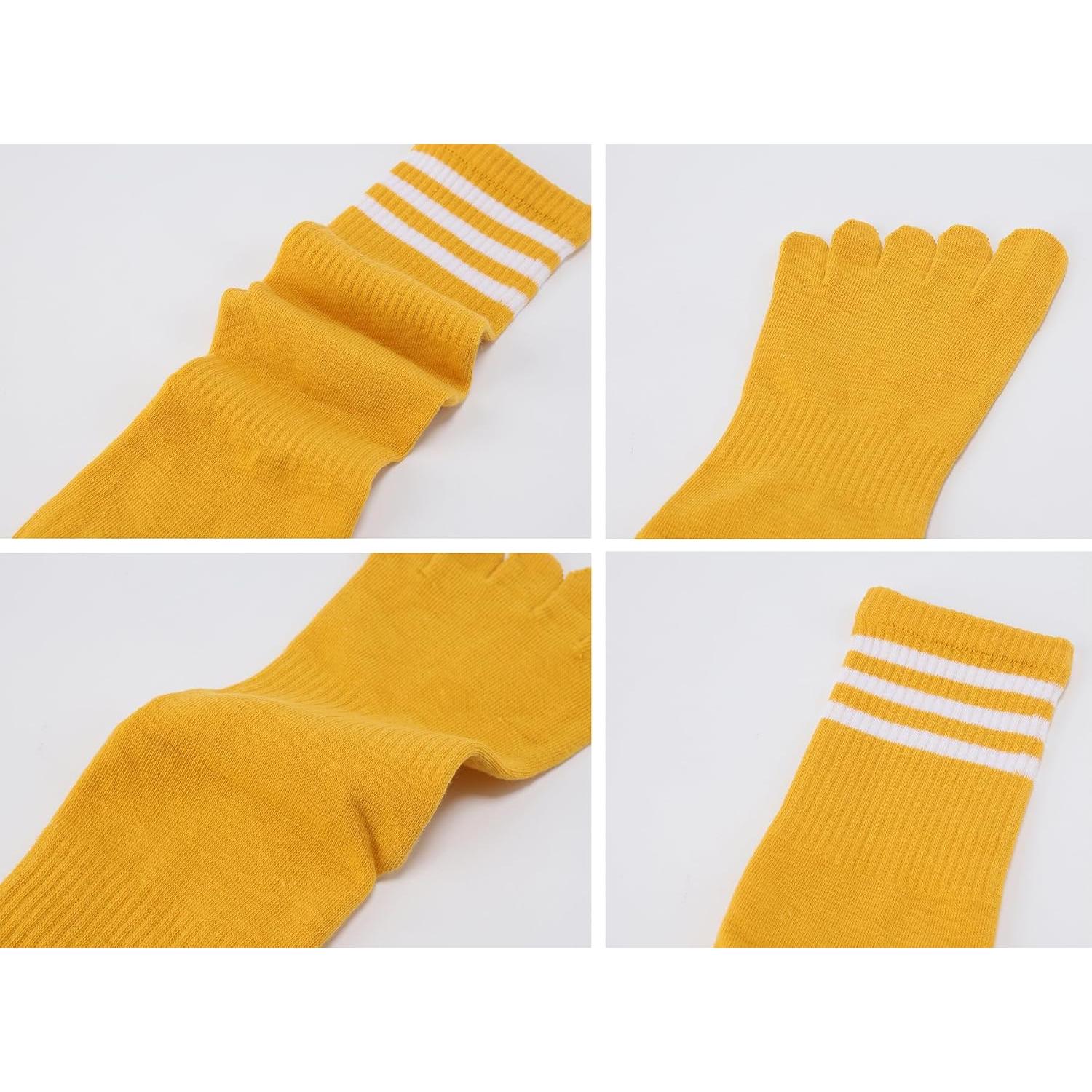 Calcetines de Dedo para Mujeres Fasot - 6 Paquetes Transpirables