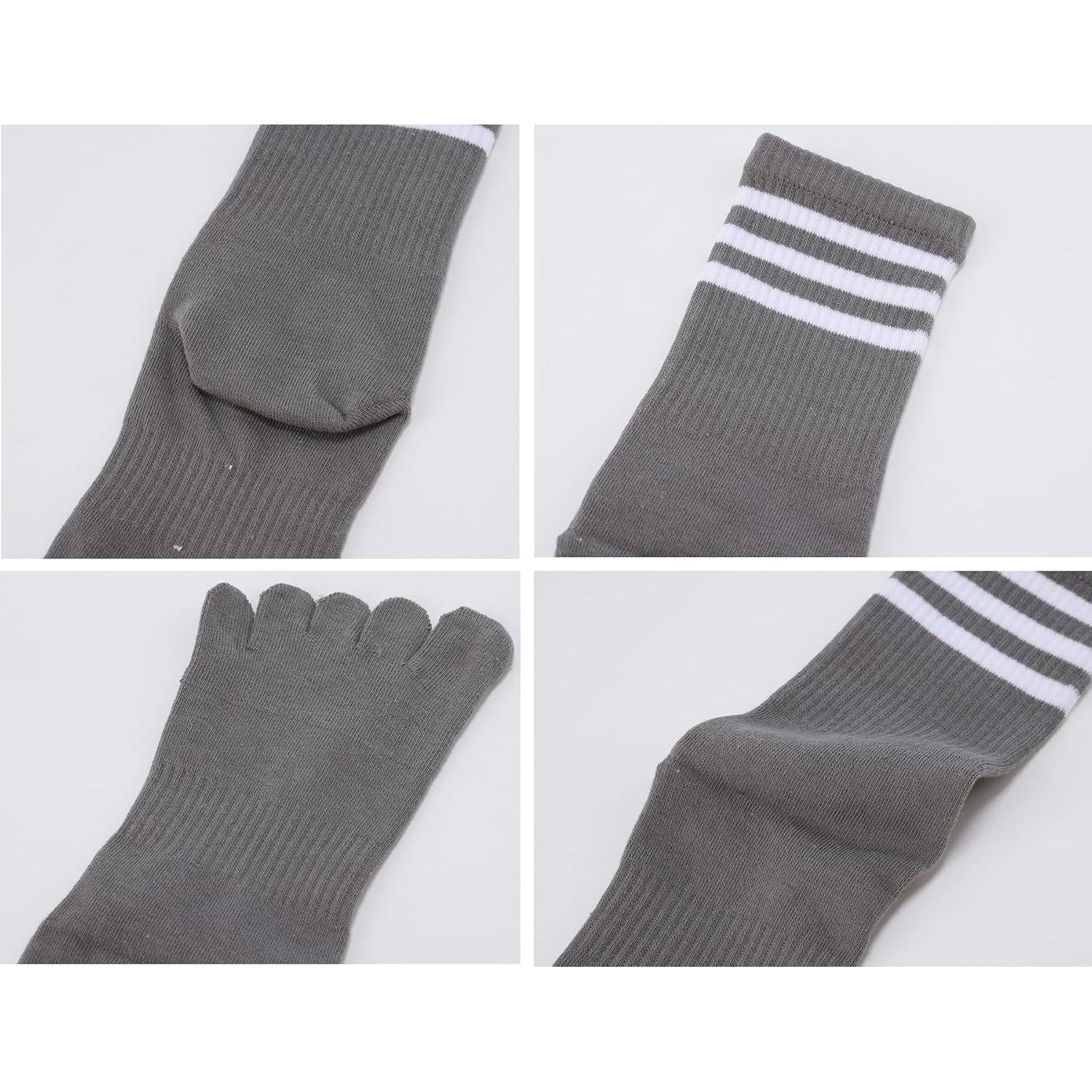 Calcetines de Dedo para Mujeres Fasot - 6 Paquetes Transpirables