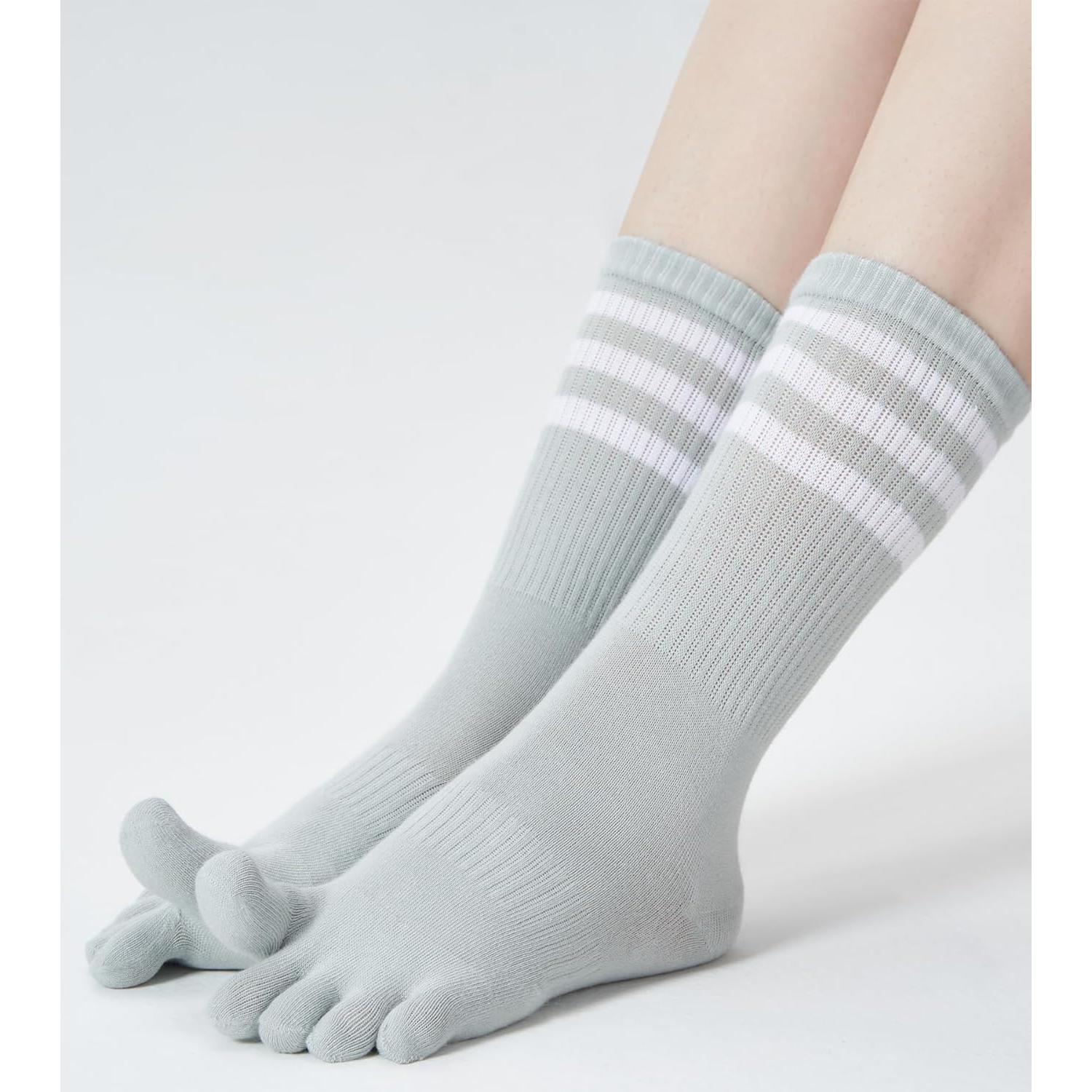 Calcetines de Dedo para Mujeres Fasot - 6 Paquetes Transpirables