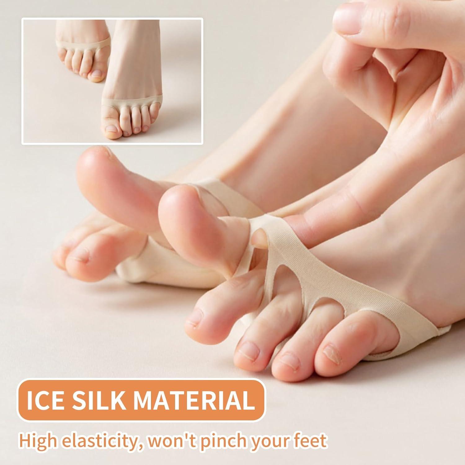 3 Pares Almohadillas Metatarsales SooGree para Pie Beige M