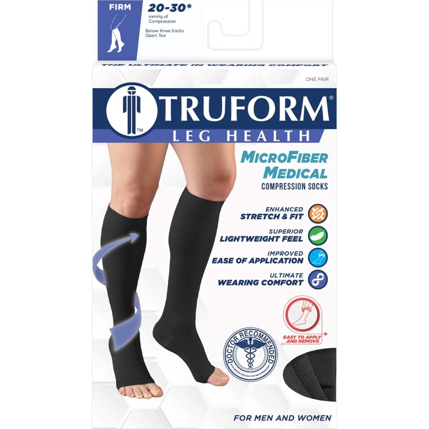 Medias de Compresión Microfibra Truform 20-30 mmHg Beige Grande