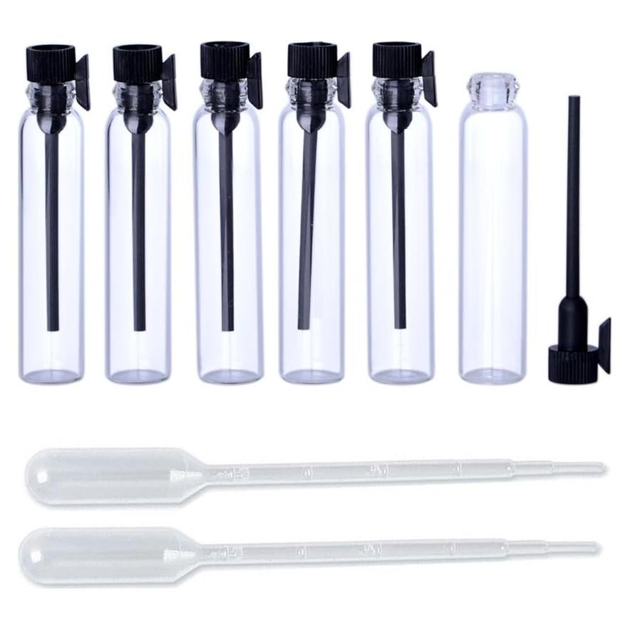 Frascos de Vidrio Vacíos Enslz 100Pcs 2ml para Perfume