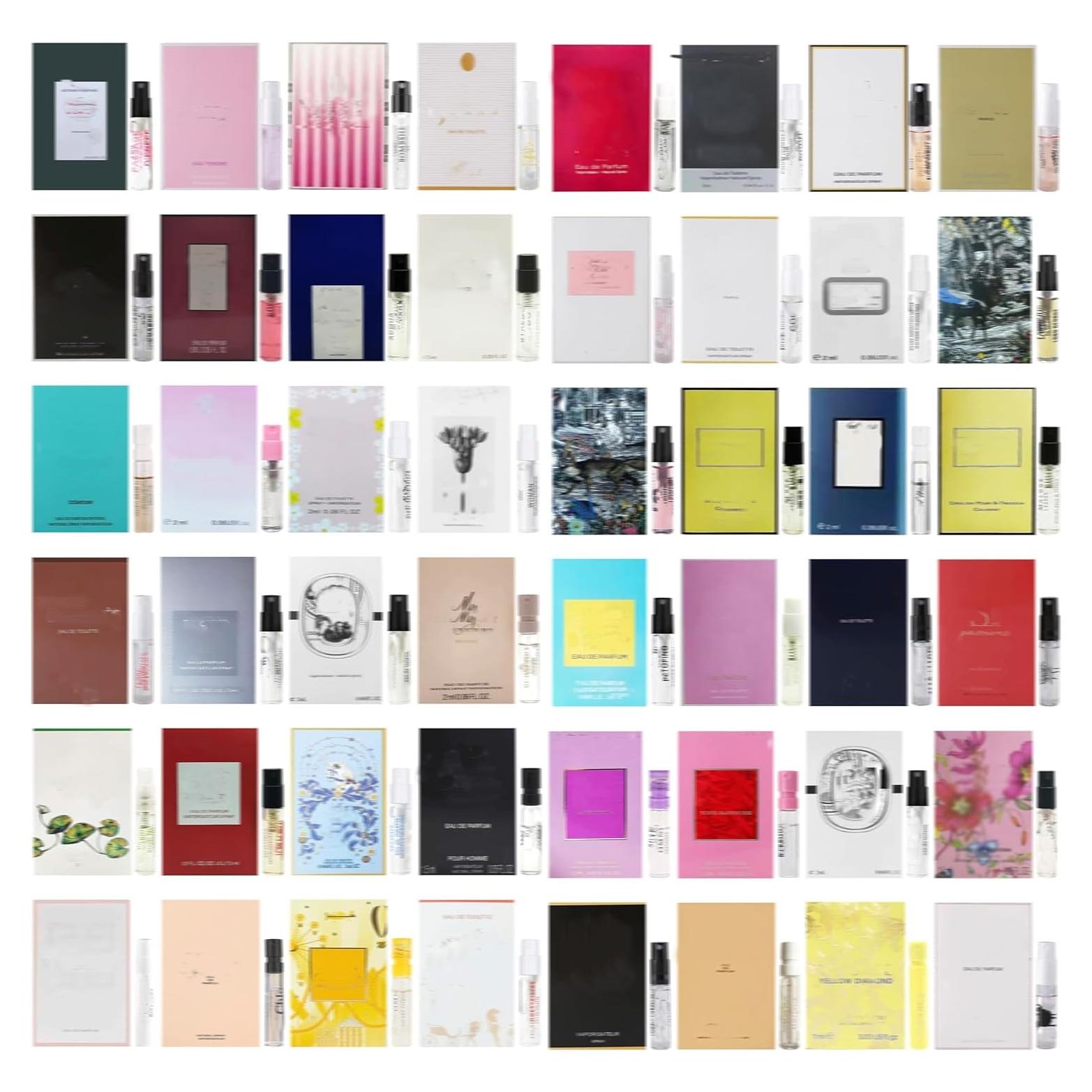 48 Piezas Muestras de Fragancias Dirstic para Hombres y Mujeres