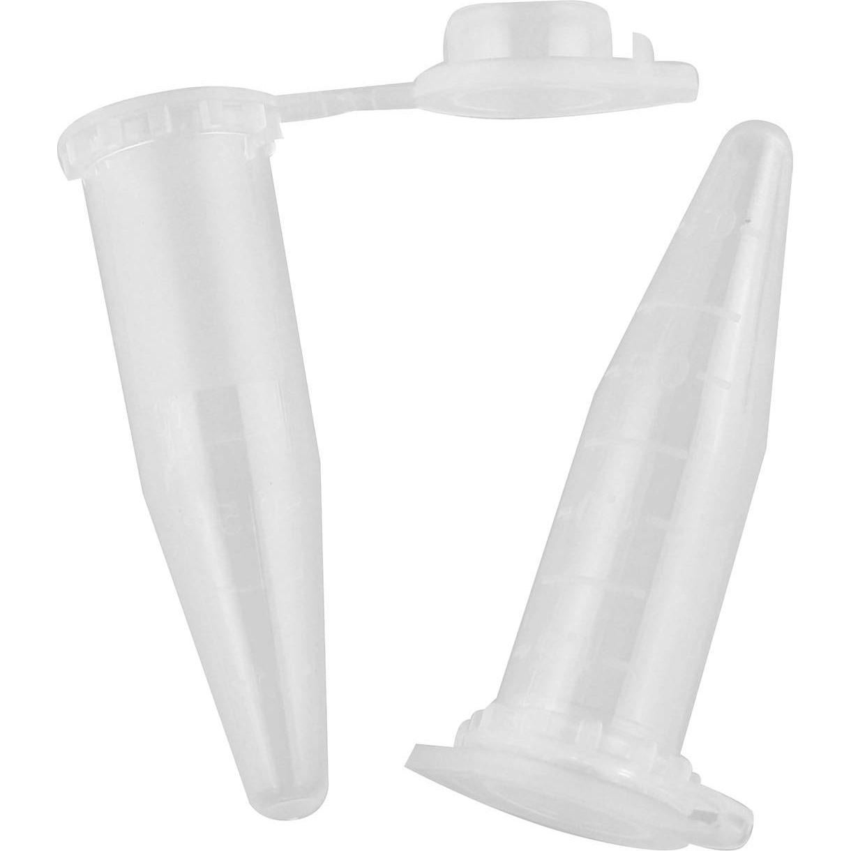 100 Tubos de Centrifugado de Plástico 1.5ml JCBIZ con Tapa