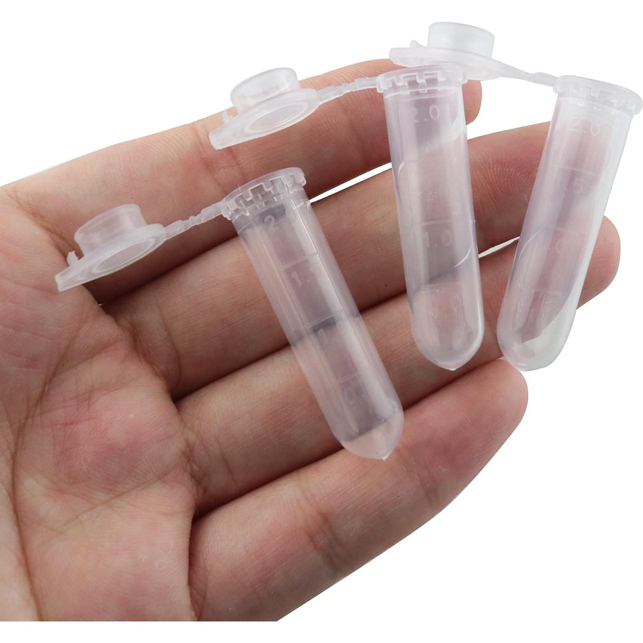 Tuberías de Microcentrífuga TAODAN 2ml 100pcs Esterilizadas