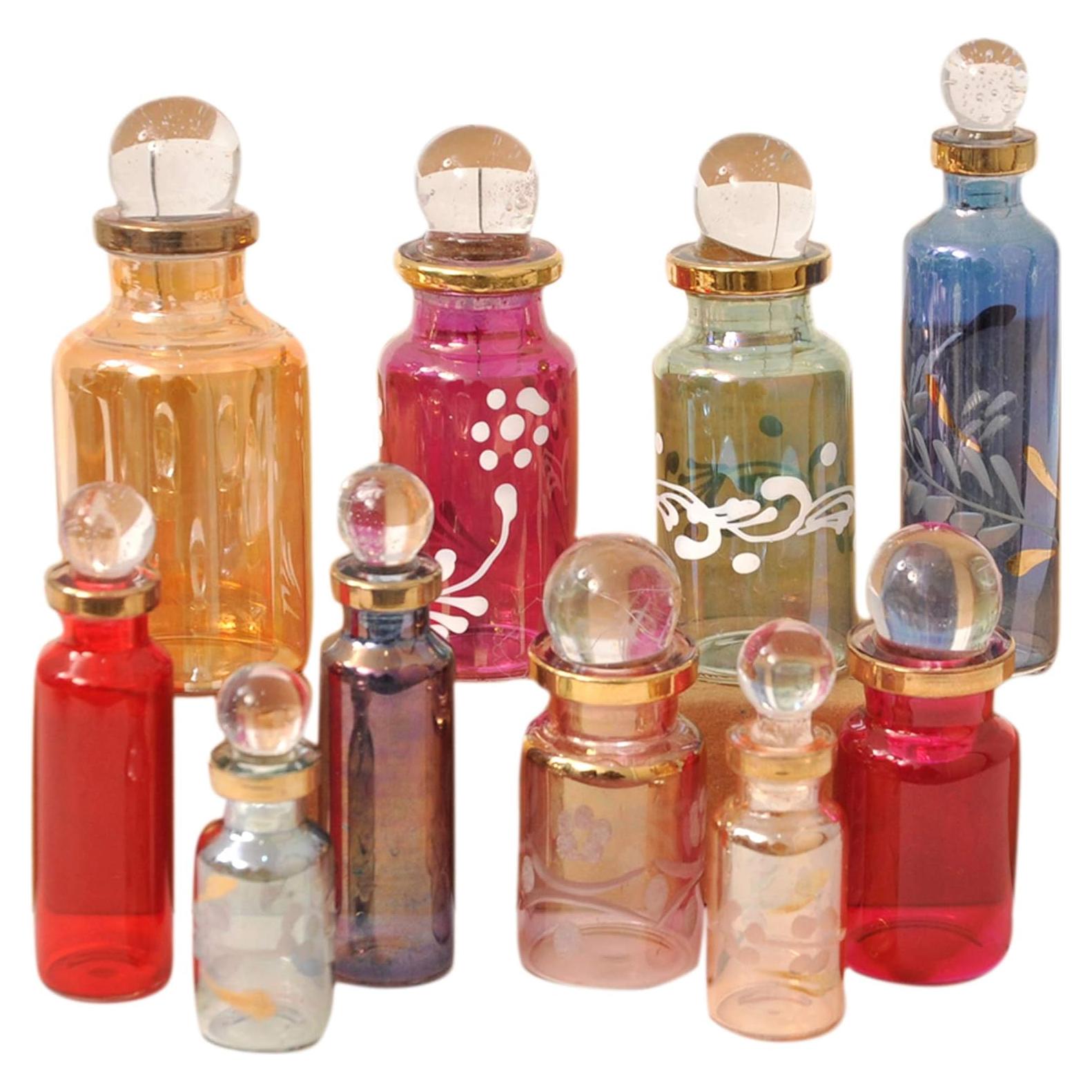 Set de 30 Botellas de Perfume Egipcias de Vidrio 5ml