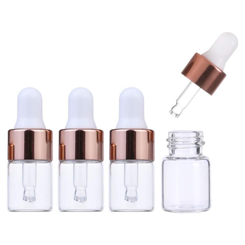 Botellas de gotero de vidrio 2ml Glasstore - Paquete de 50 frascos