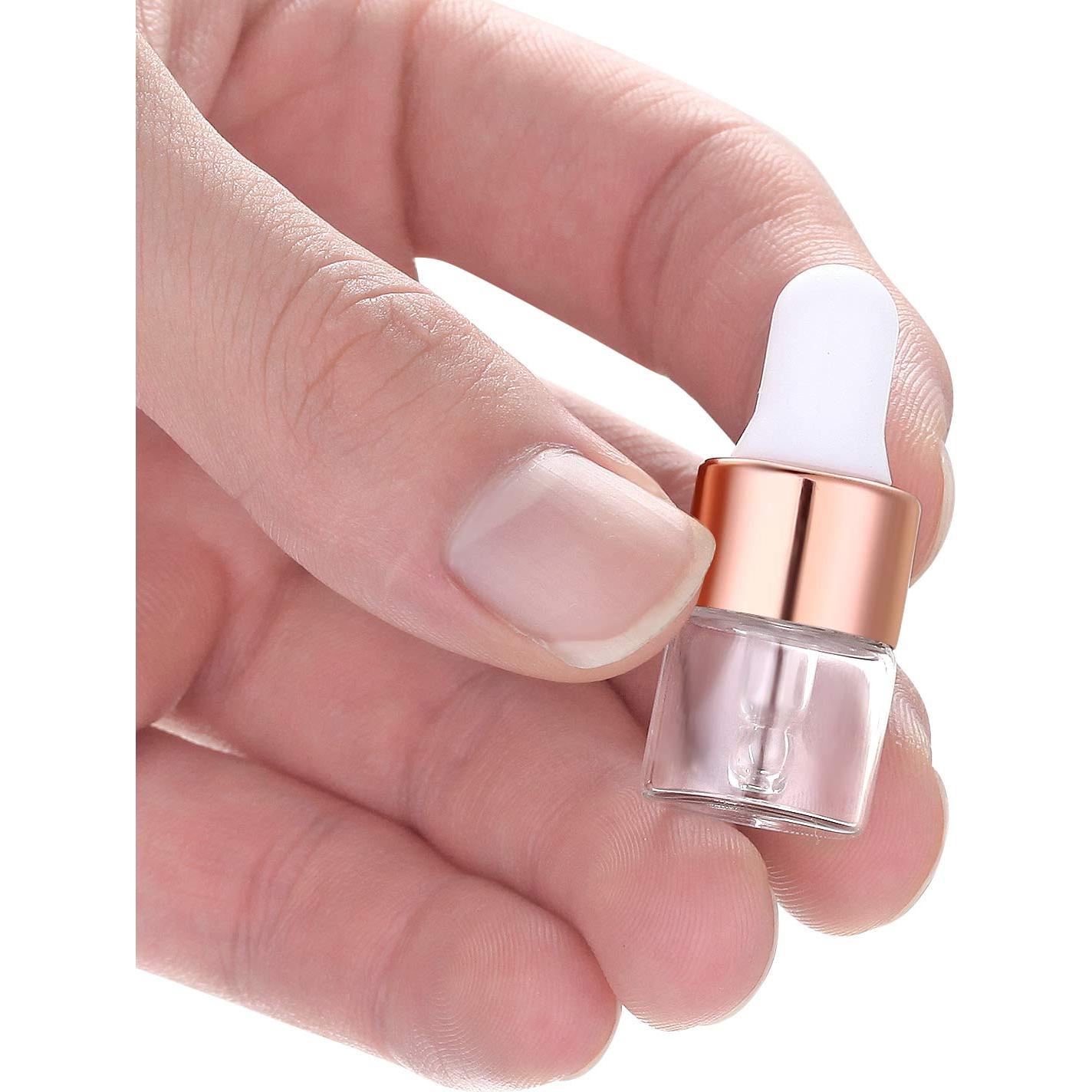 Botellas de gotero de vidrio 2ml Glasstore - Paquete de 50 frascos