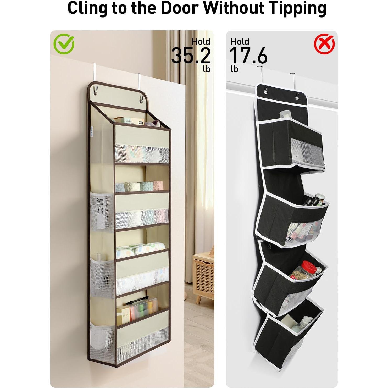 Organizador Colgante Yecaye Beige 4 Niveles 15.9 kg para Bebés