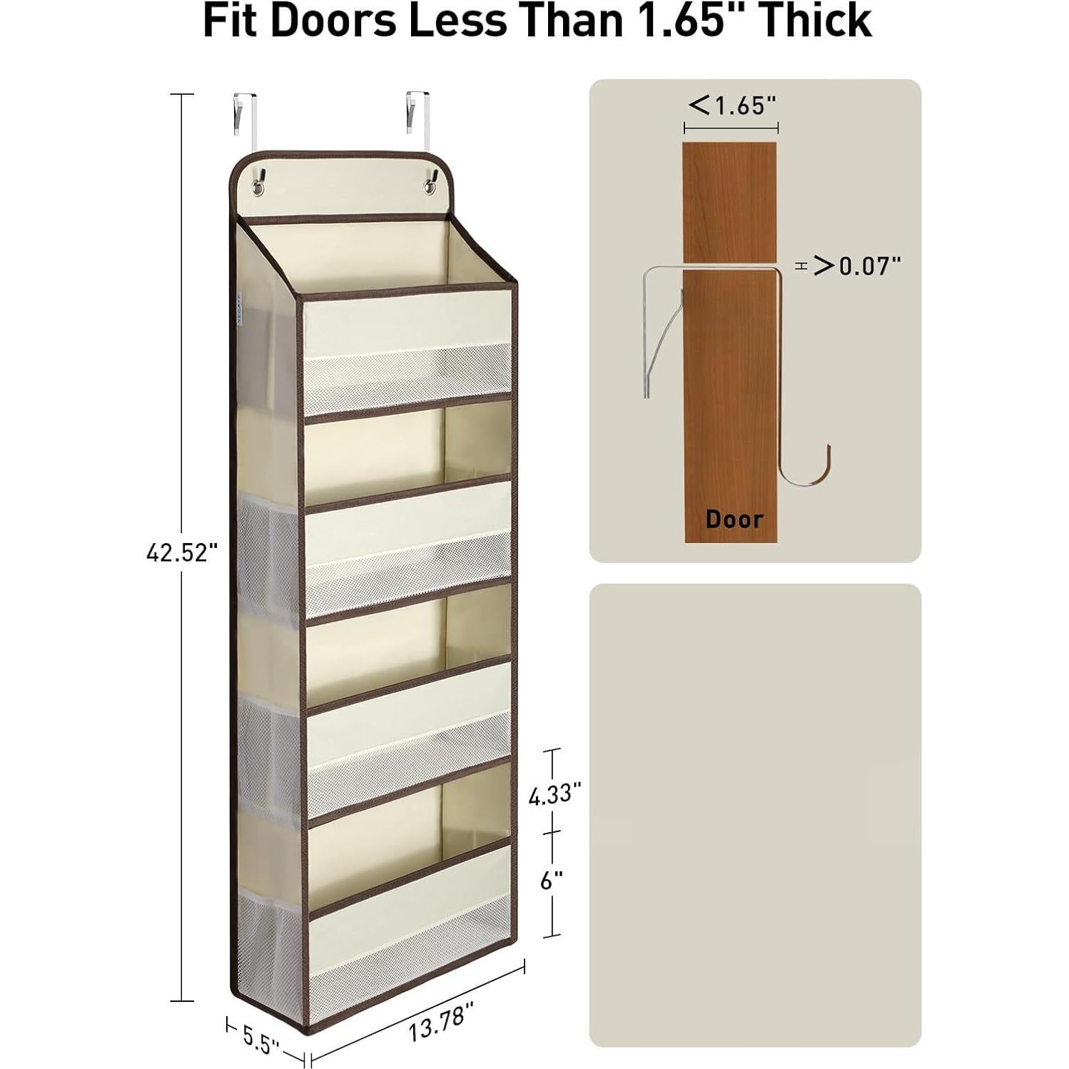 Organizador Colgante Yecaye Beige 4 Niveles 15.9 kg para Bebés