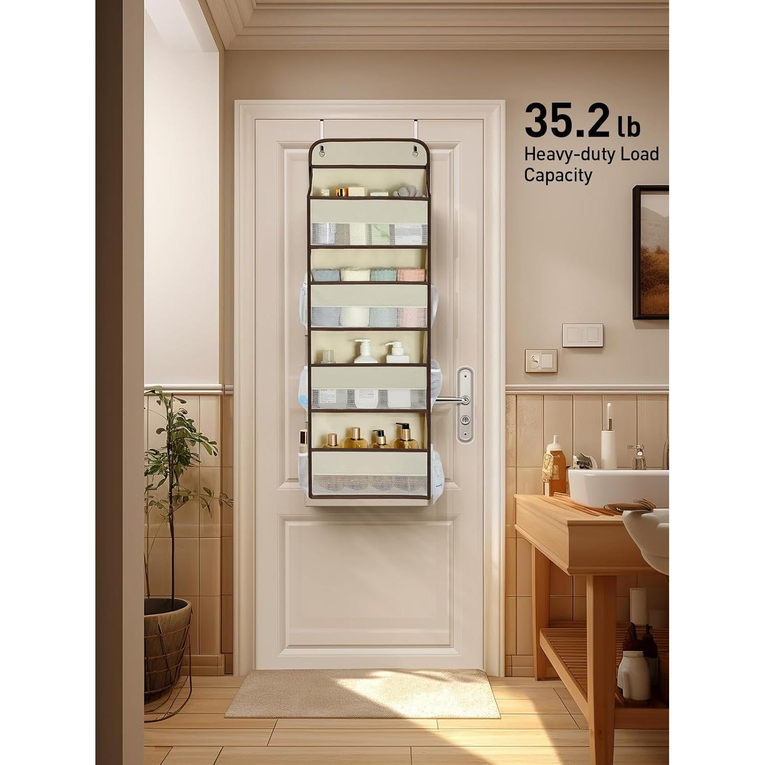 Organizador Colgante Yecaye Beige 4 Niveles 15.9 kg para Bebés