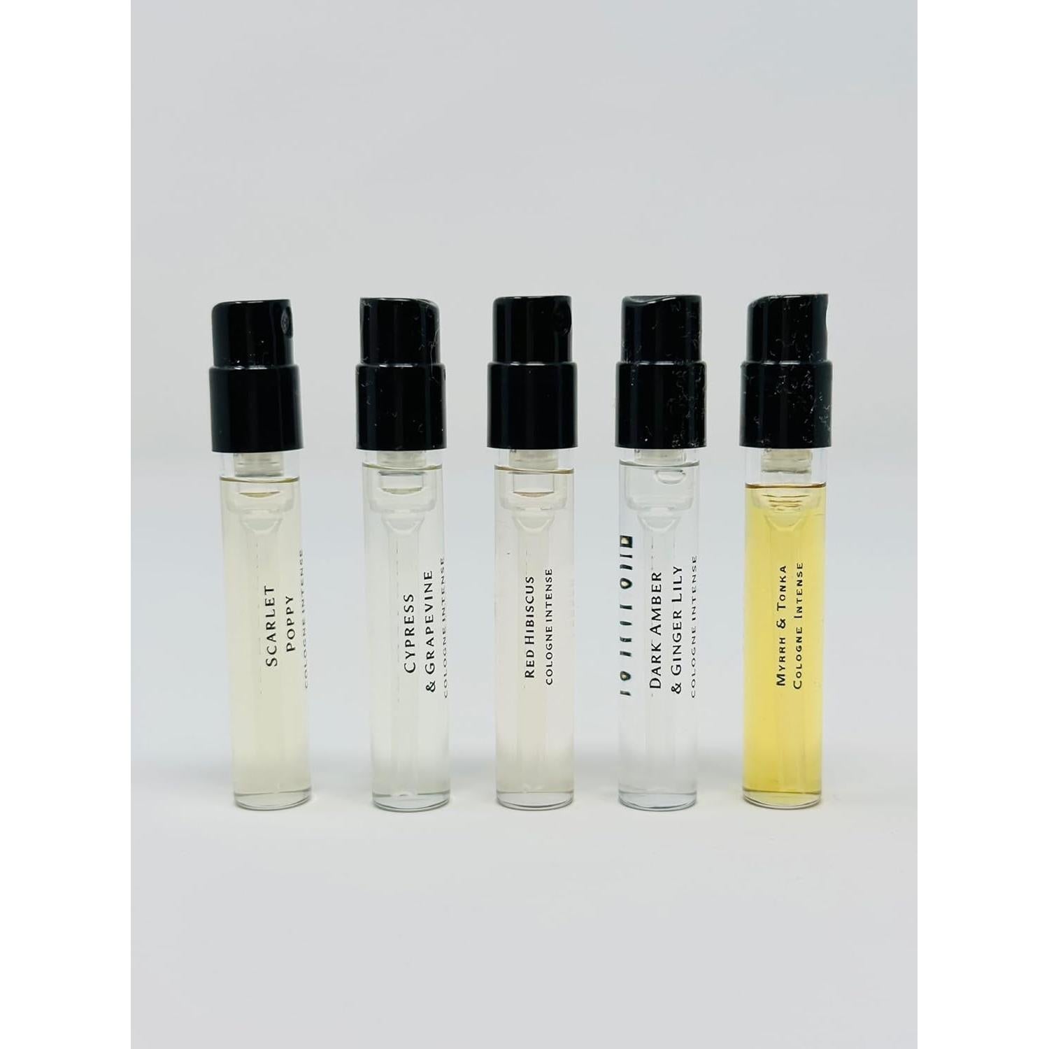 Conjunto de 5 Viales de Fragancia Jo Malone 1.5ml Intensos