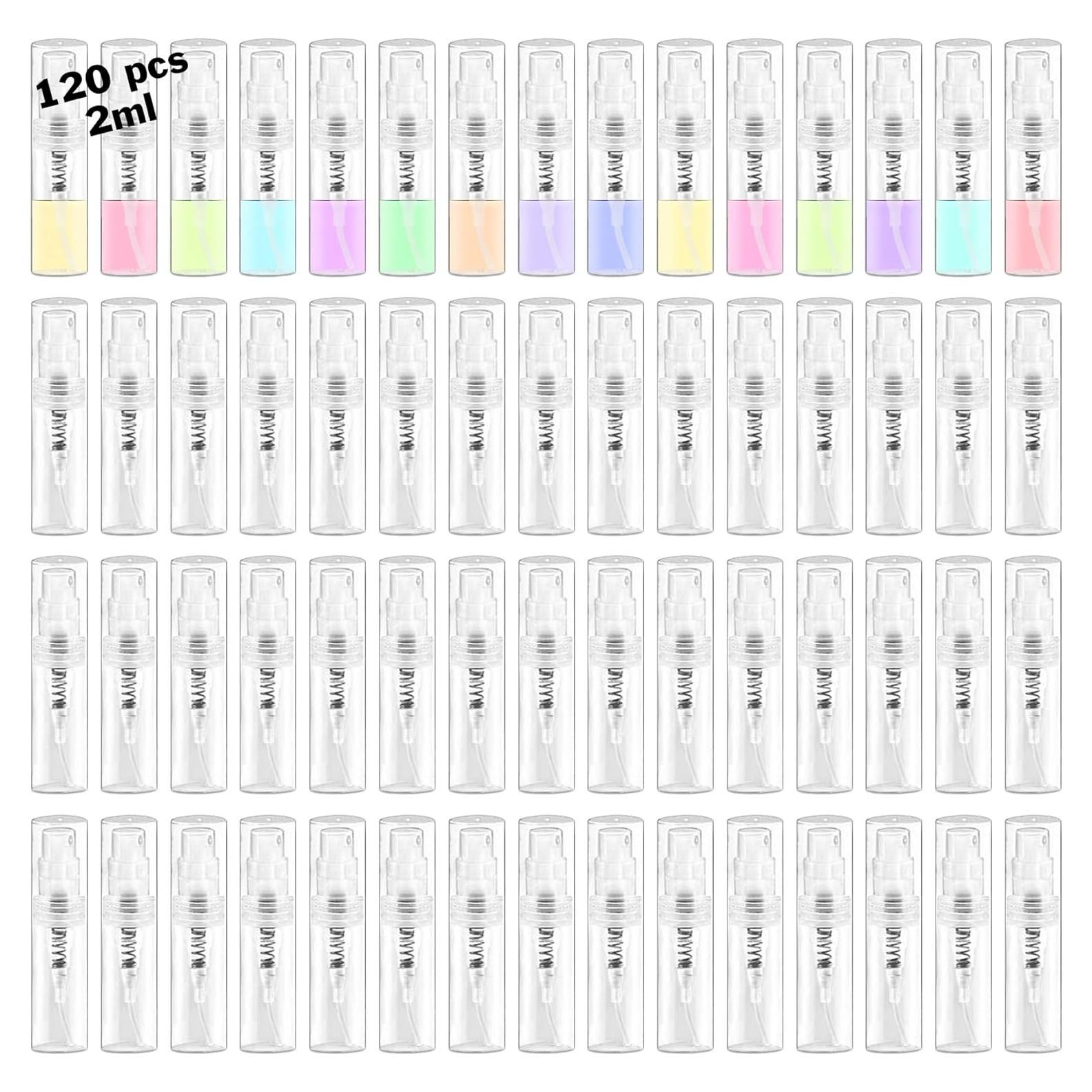 Botellas de Spray Mini Csdtylh 120 Pcs 2ml Transparente