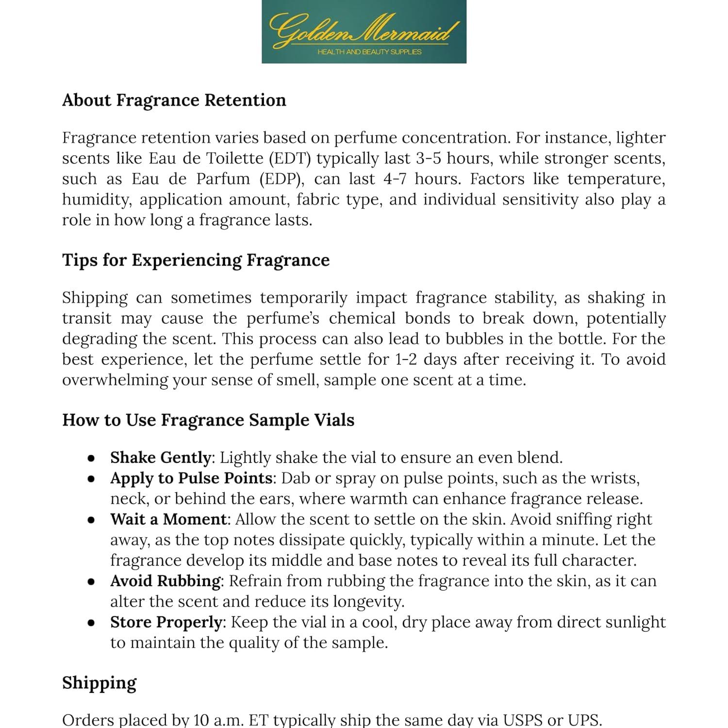 Juego de Muestras de Fragancias para Hombres - 8 Viales de 0.57 a 1.70 g