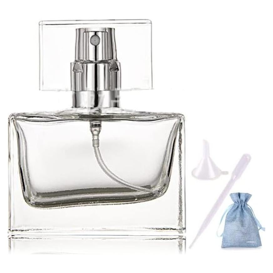 Botella de Perfume Refillable JJKMALL 30ml Vidrio con Accesorios