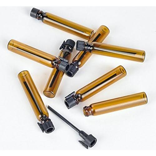 Botellas de Muestra de Perfume Enslz 100 Piezas 2ml Vidrio Ámbar