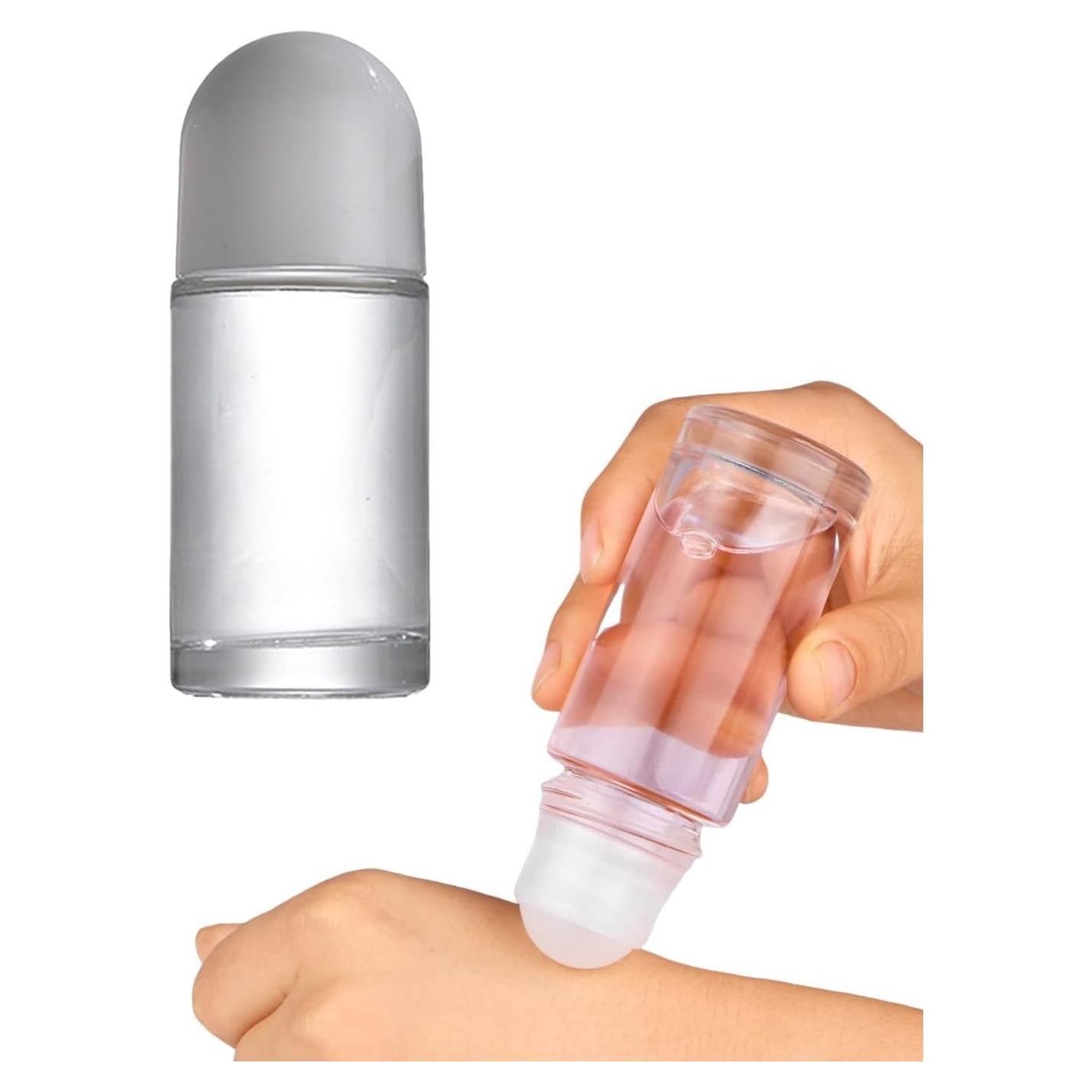 Botella Rodante de Vidrio 50ml PurYupearl a Prueba de Fugas