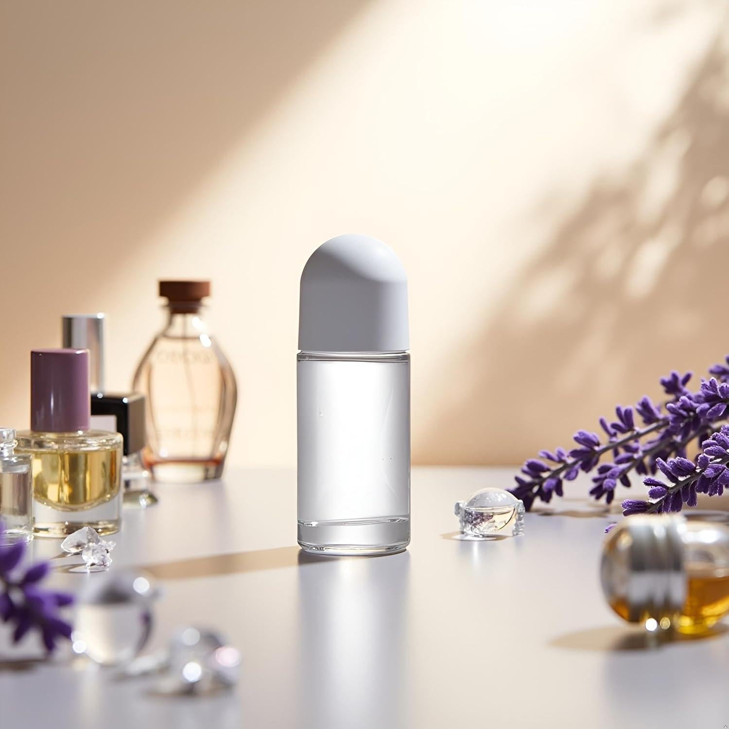 Botella Rodante de Vidrio 50ml PurYupearl a Prueba de Fugas