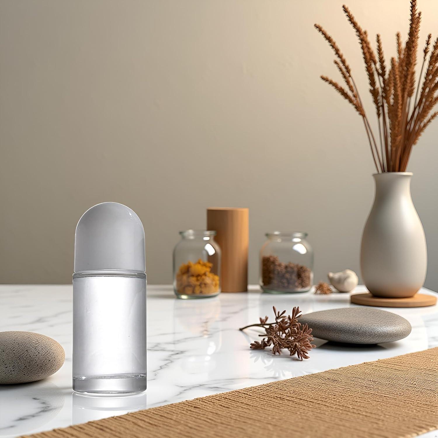 Botella Rodante de Vidrio 50ml PurYupearl a Prueba de Fugas