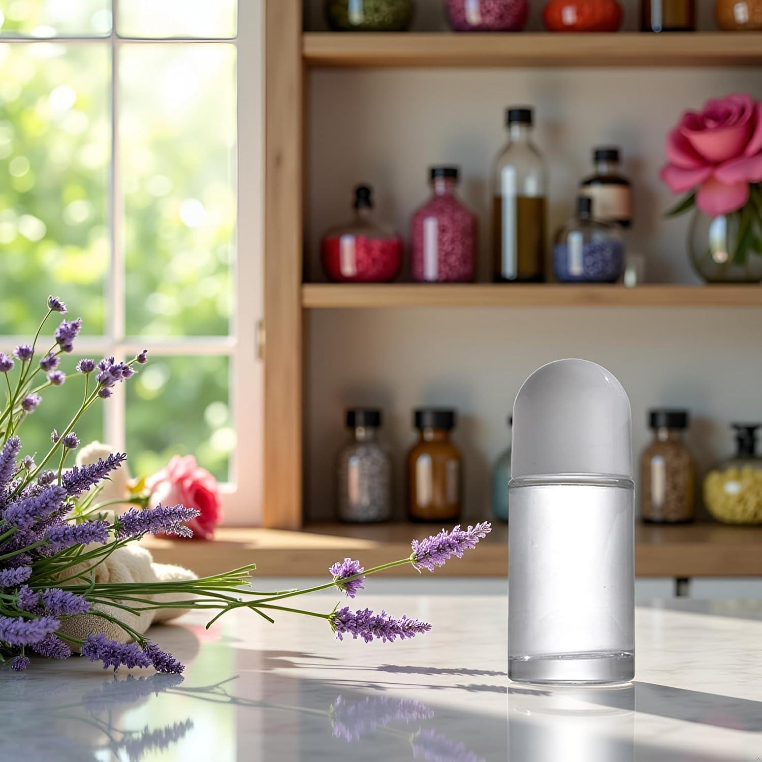 Botella Rodante de Vidrio 50ml PurYupearl a Prueba de Fugas