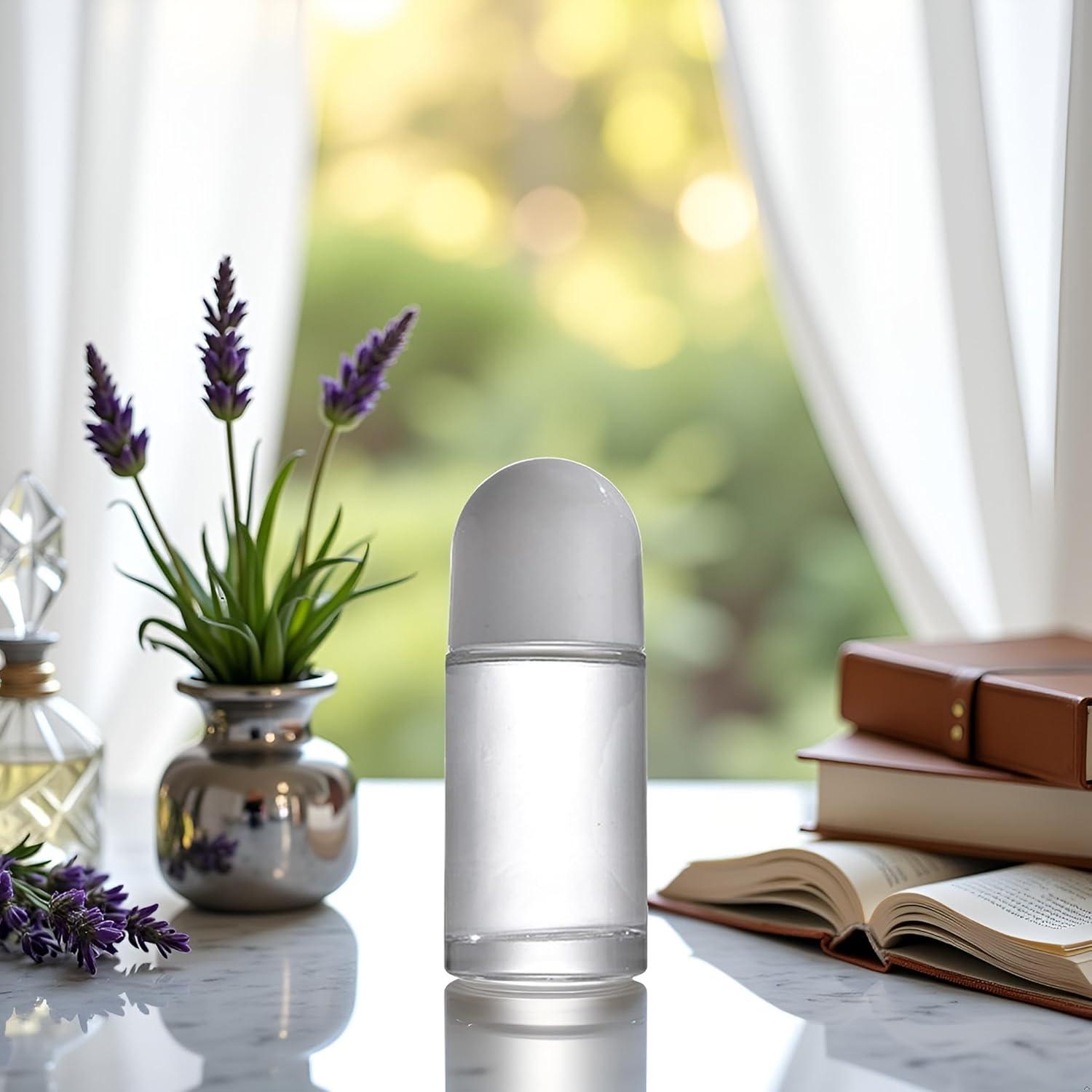 Botella Rodante de Vidrio 50ml PurYupearl a Prueba de Fugas