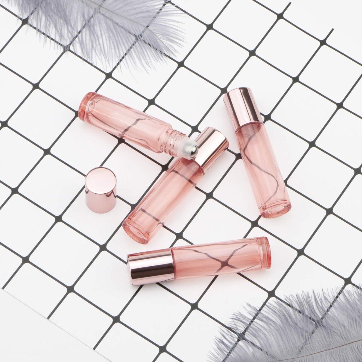 Kesell 14 Botellas de Vidrio 10ml con Rodillo para Aceites