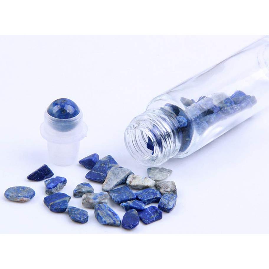 Botellas Roll On de Vidrio 10ml con Bolas de Cristal - 10 Piezas