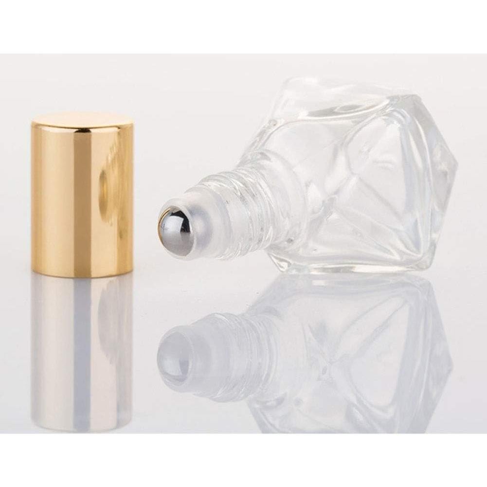 ConStore 10 Botellas de Rodillo de Vidrio 8ml Transparente