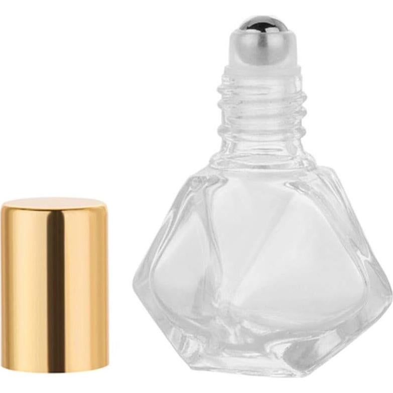 ConStore 10 Botellas de Rodillo de Vidrio 8ml Transparente