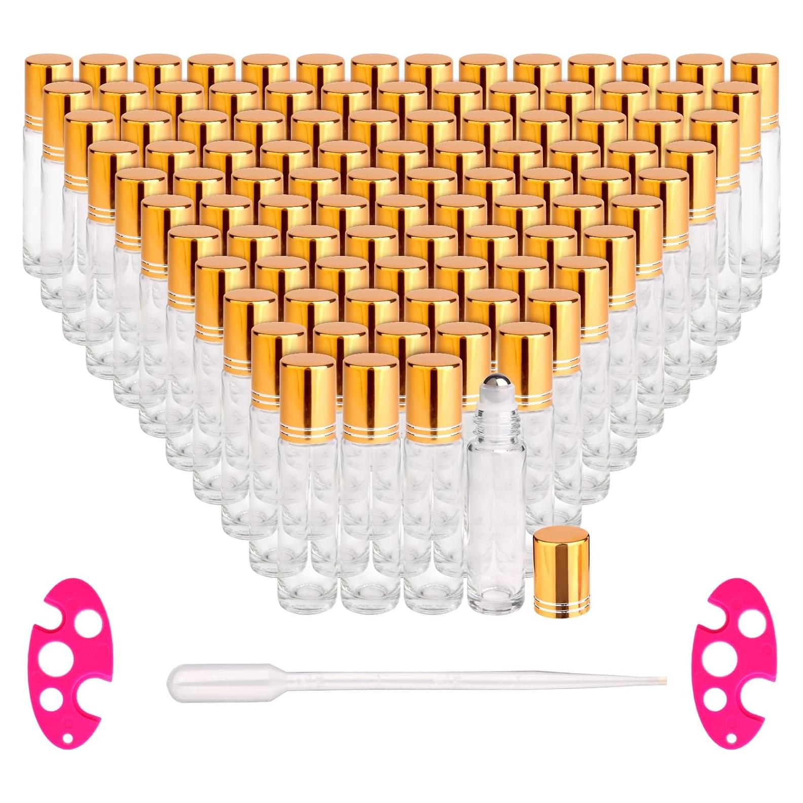 100 Botellas de Rodillo 10ml inice para Aceites Esenciales