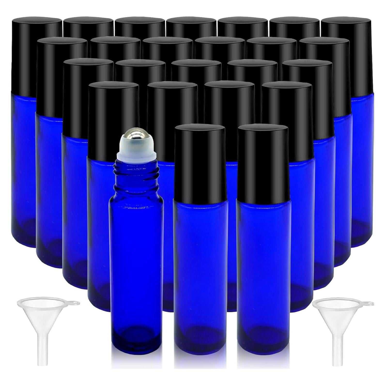 25 Botellas de Vidrio para Aceites Esenciales 10ml Hzmssore