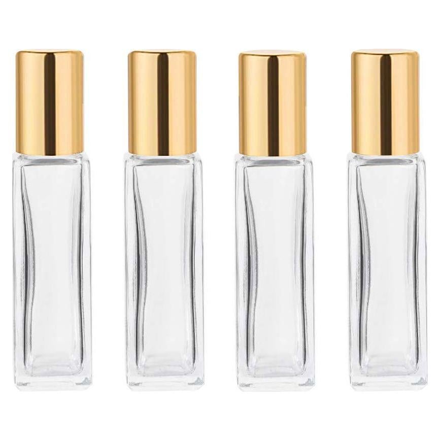 Botellas de Aceite Esencial Wifreo 10ml Cuadradas Pack de 4