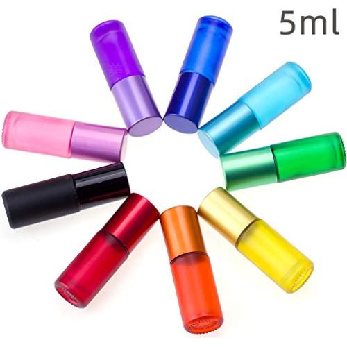 Botellas de vidrio esmerilado 5ml USRommaner - 8 colores