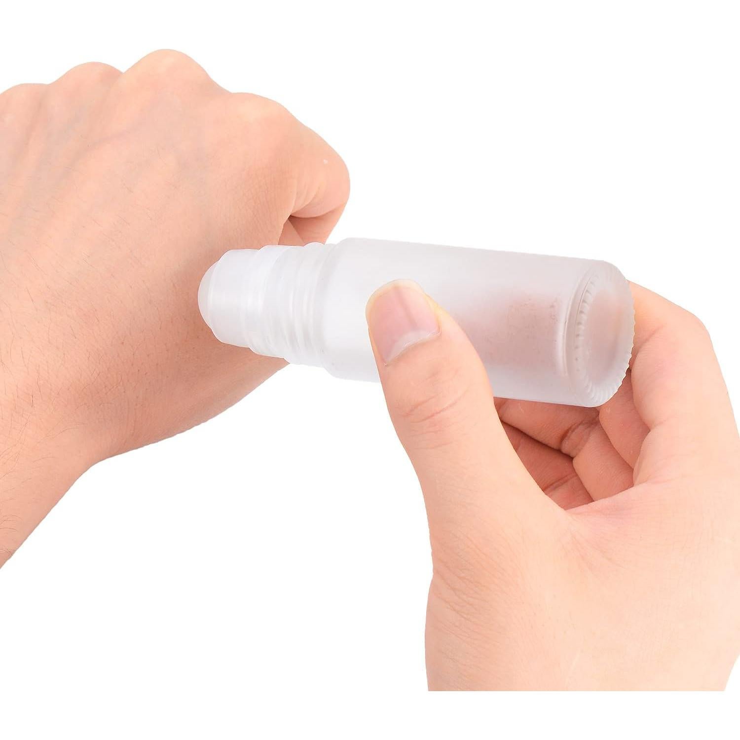 3 Botellas de Vidrio Esmerilado 30ml ConStore - Rodillo A Prueba de Fugas