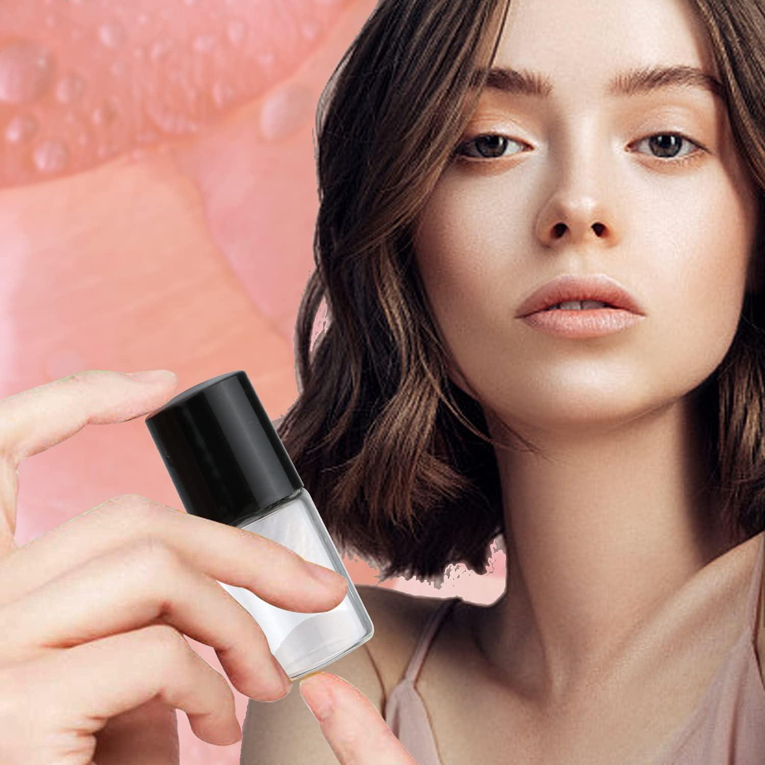 Wresty 25 Botellas de Vidrio 2ml con Tapa Negra para Aceites