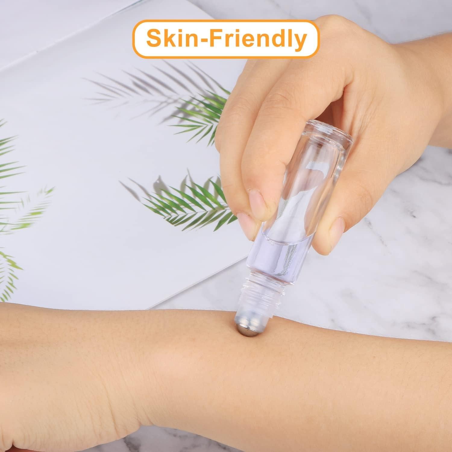 Paquete de 10 Botellas de Rodillo 10ml USRommaner Vidrio