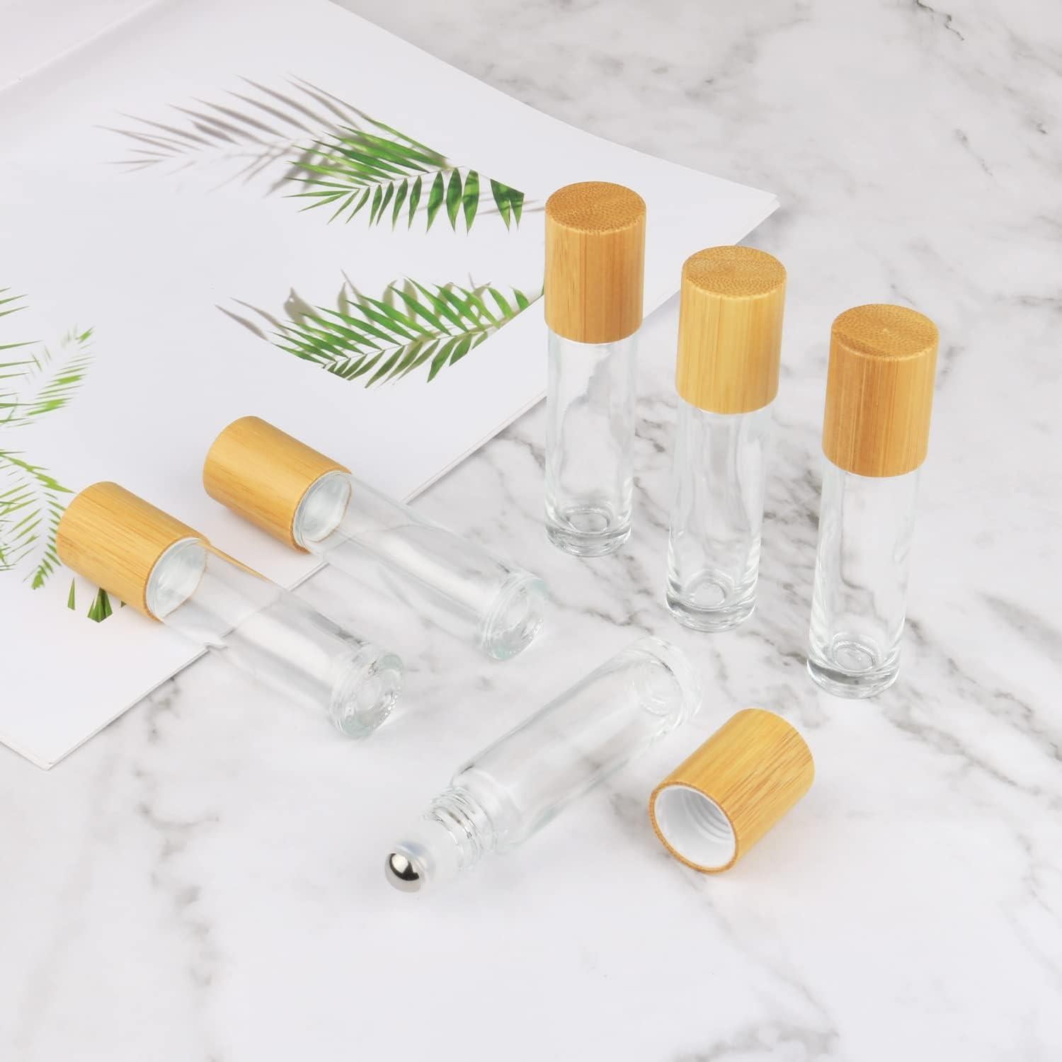 Paquete de 10 Botellas de Rodillo 10ml USRommaner Vidrio