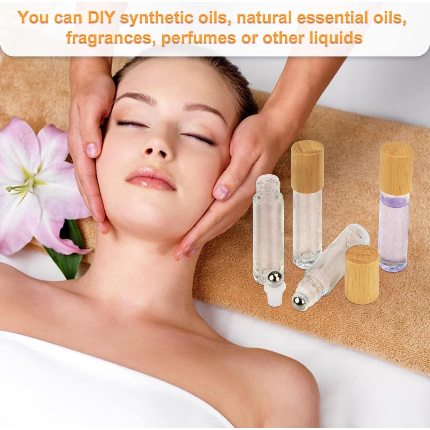 Paquete de 10 Botellas de Rodillo 10ml USRommaner Vidrio