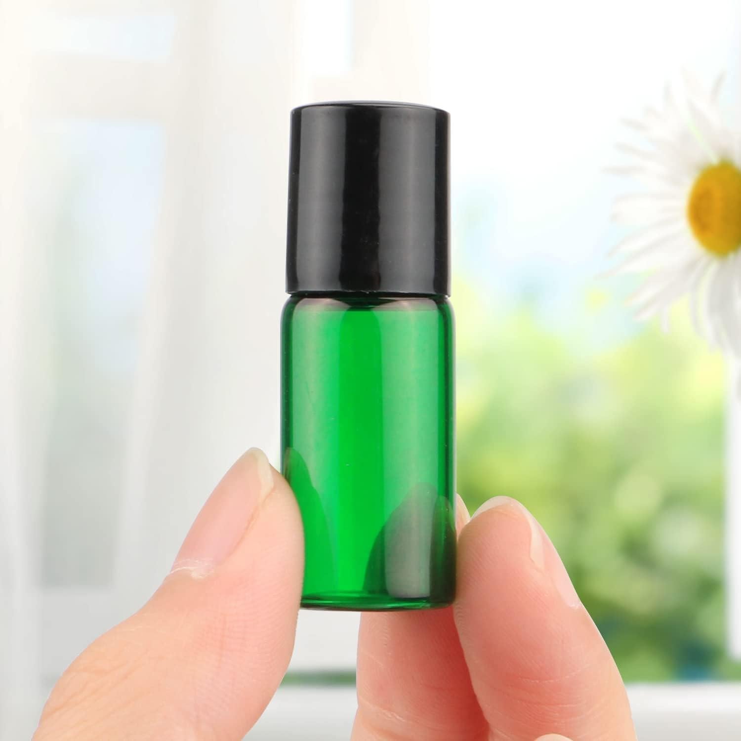 Paquete de 50 Botellas de Vidrio 3ml con Rodillo Furnido