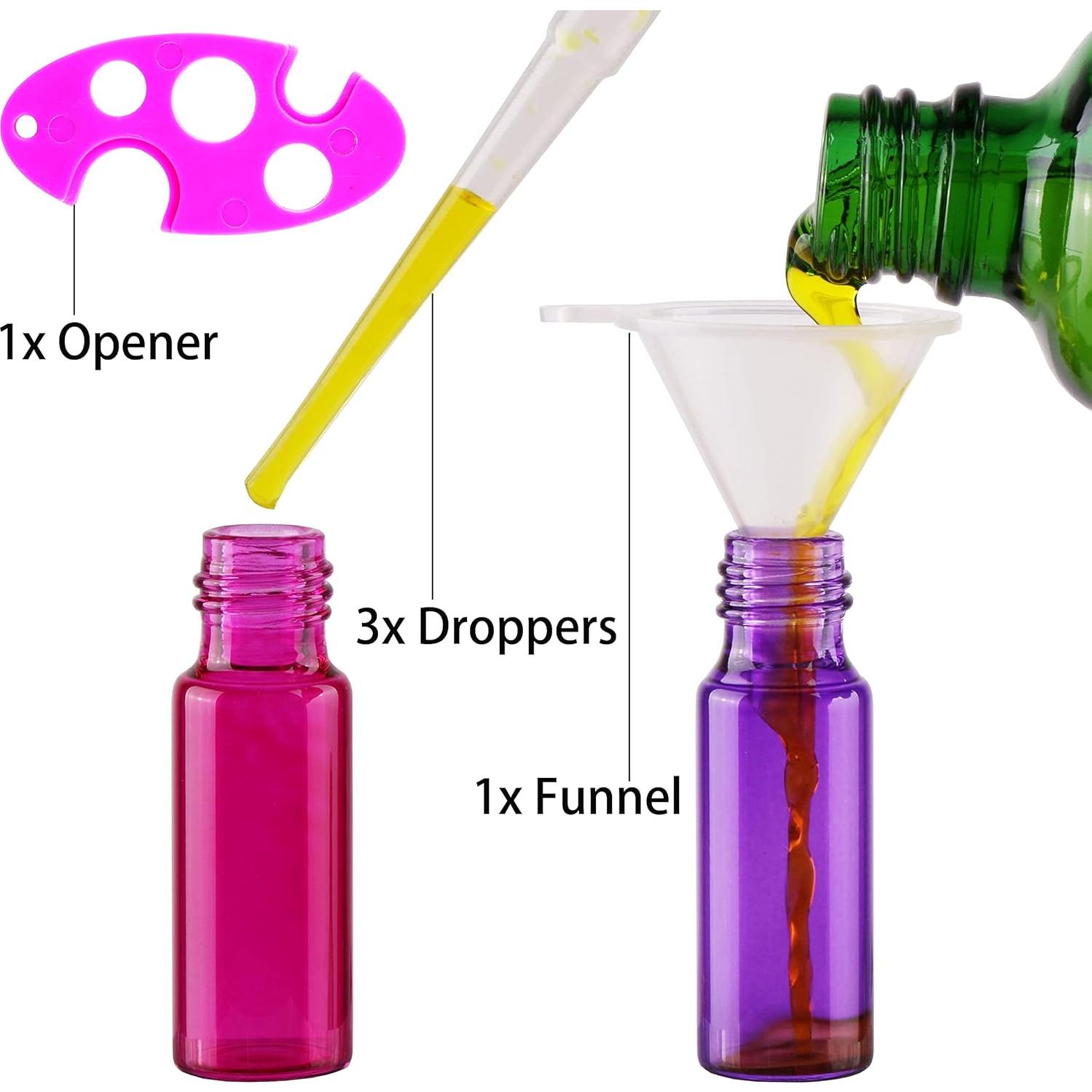 Pack 100 Botellas de Rodillo 5ml MaxMau para Aceites Esenciales