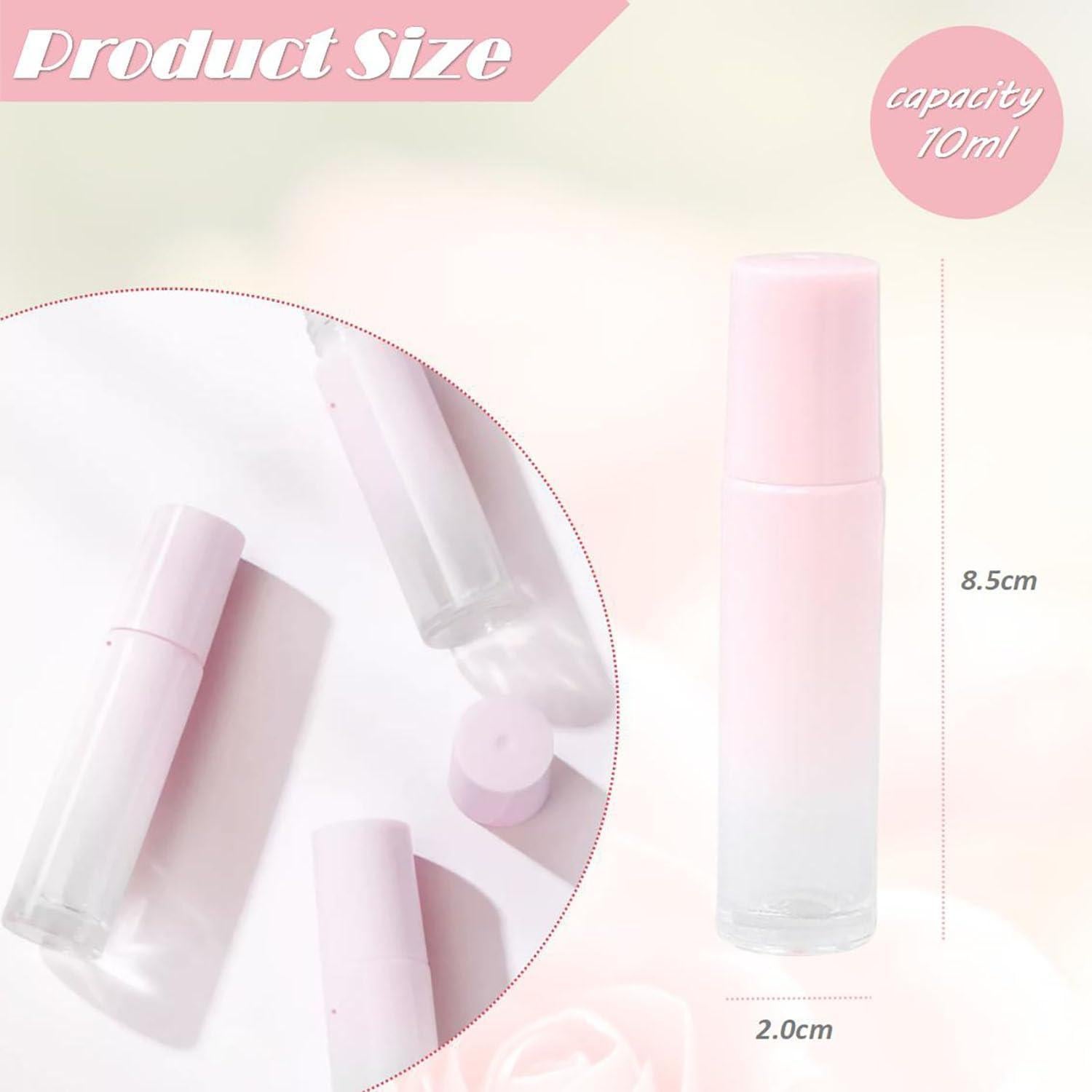 8 Botellas de Rodillo de Vidrio Doromy 10ml A Prueba de Fugas