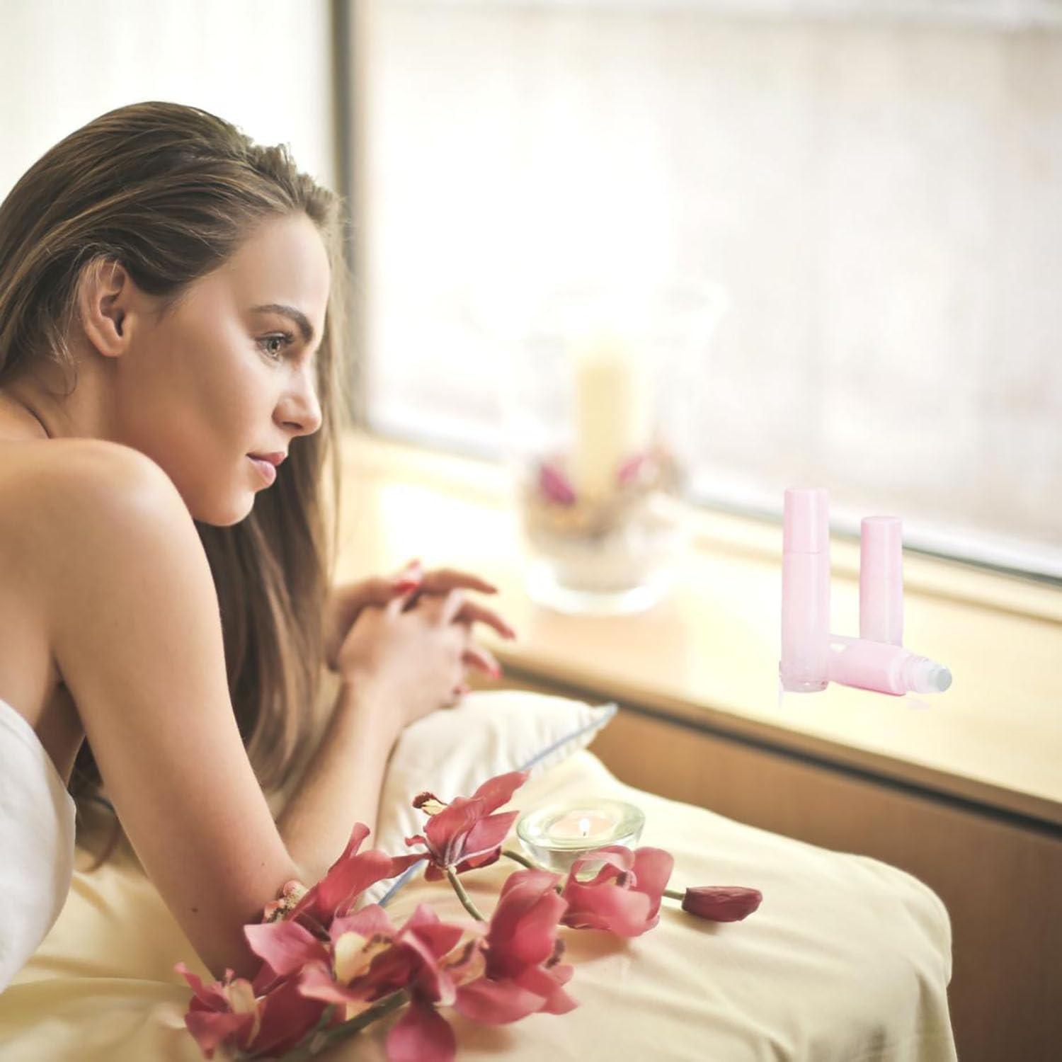 8 Botellas de Rodillo de Vidrio Doromy 10ml A Prueba de Fugas