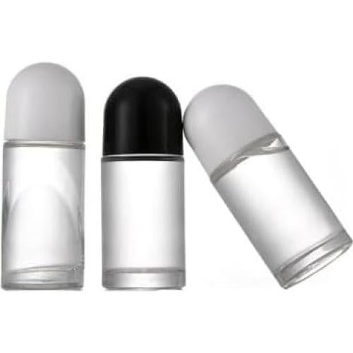 Set de 2 Botellas de Vidrio Roll-On Kryoflare 50ML Blancas