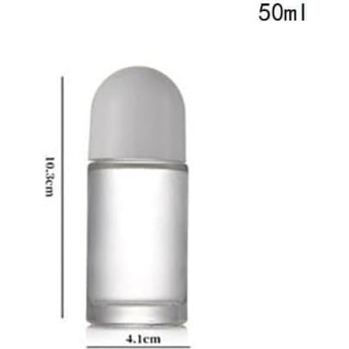 Set de 2 Botellas de Vidrio Roll-On Kryoflare 50ML Blancas