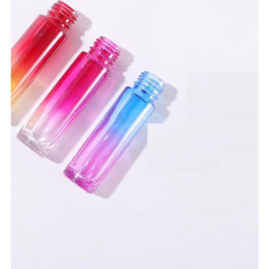 10 Botellas de Rodillo de Vidrio YORROR 10ml Morado Reutilizables