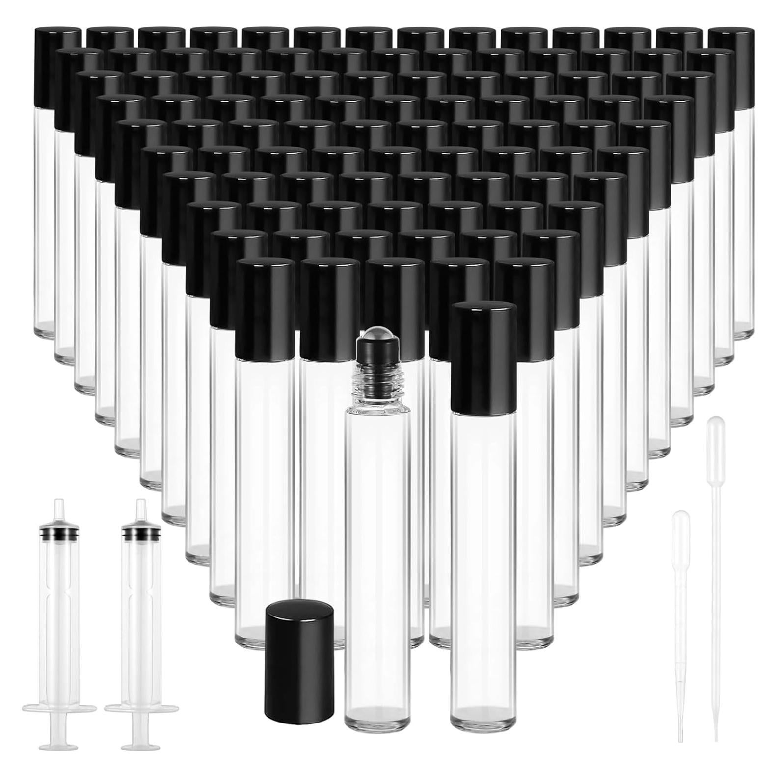 150 Botellas de Aceite Esencial Tideme 10ml Vidrio a Prueba de Fugas