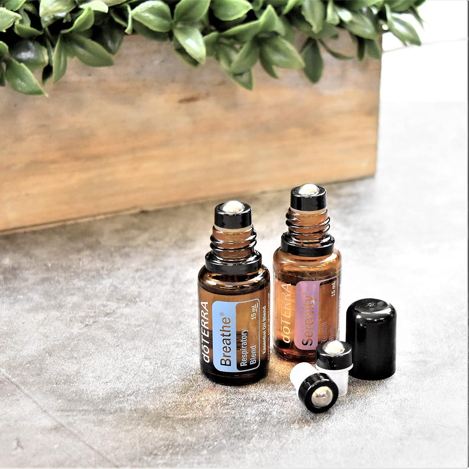 Tops de Rodillo de Acero Inoxidable Holistic Oils - Paquete de 12