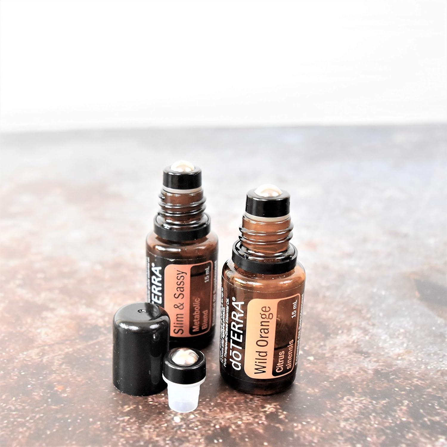 Tops de Rodillo de Acero Inoxidable Holistic Oils - Paquete de 12