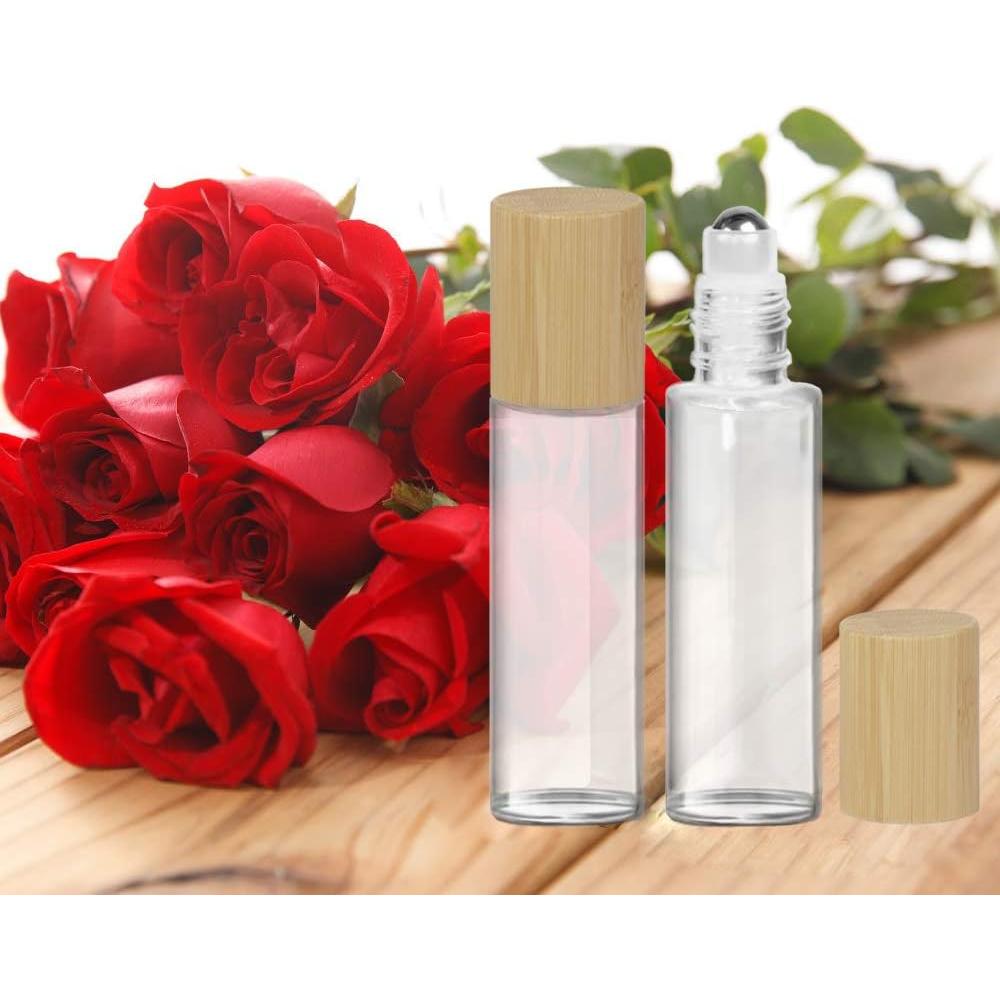 Botellas de vidrio recargables CREATIEE 15ml con rodillo - 12Pcs