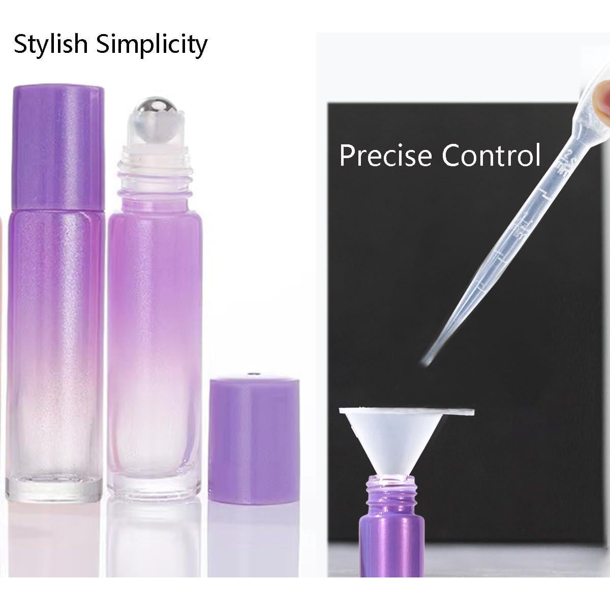 Set de 10 Botellas de Aceite Esencial Roll-on 10ml Rowcay